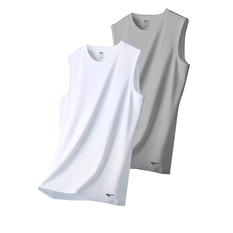 SEPTWOLVES [100% Cotton + Wide Shoulder] Men's Tank Top, Pure Cotton Sweat-Absorbing Breathable Vest, All-Cotton Sleeveless Sports Undershirt