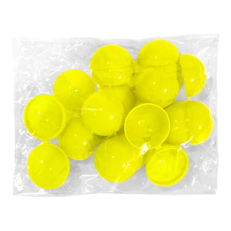 Reap Lottery Balls/Prize Grabbing Balls/Lottery Draw Balls/Lottery Box Opening Balls/Lottery Box Opening Balls/Lottery Draw Balls/Lottery Draw Box Opening Balls, Yellow, 25 Pieces/pack, 6049-4