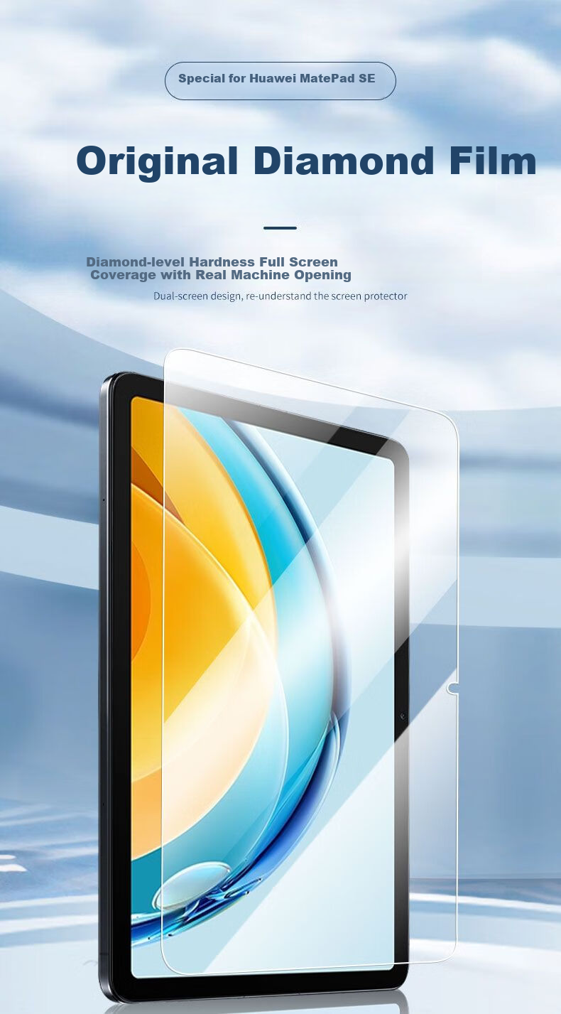 HBOALG Tempered Glass Screen Protector for Huawei MatePad Pro, 11-Inch Tablet Film, 2024 Model Tablet Protective Film, HD Anti-Drop Anti-Fingerprint Full-Screen Coverage Glass Film 1