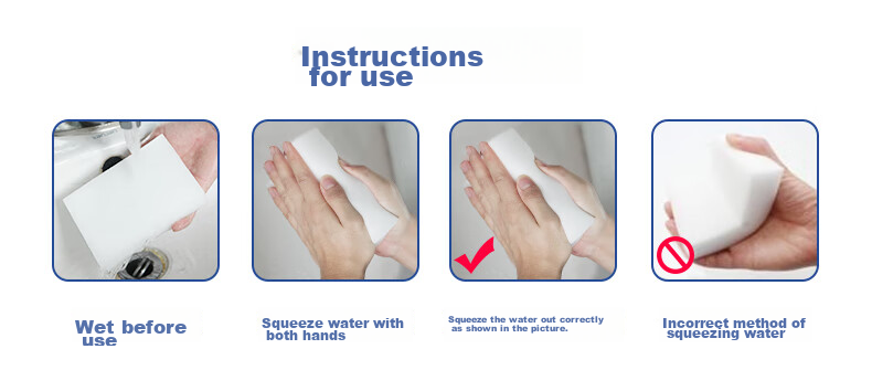 Kelinlai Cleaning Cloth Magic Eraser for Kitchen And Bathroom Furniture Stain Removal Nano Sponge Wipes 18 Pieces Bulk Pack C-11 9