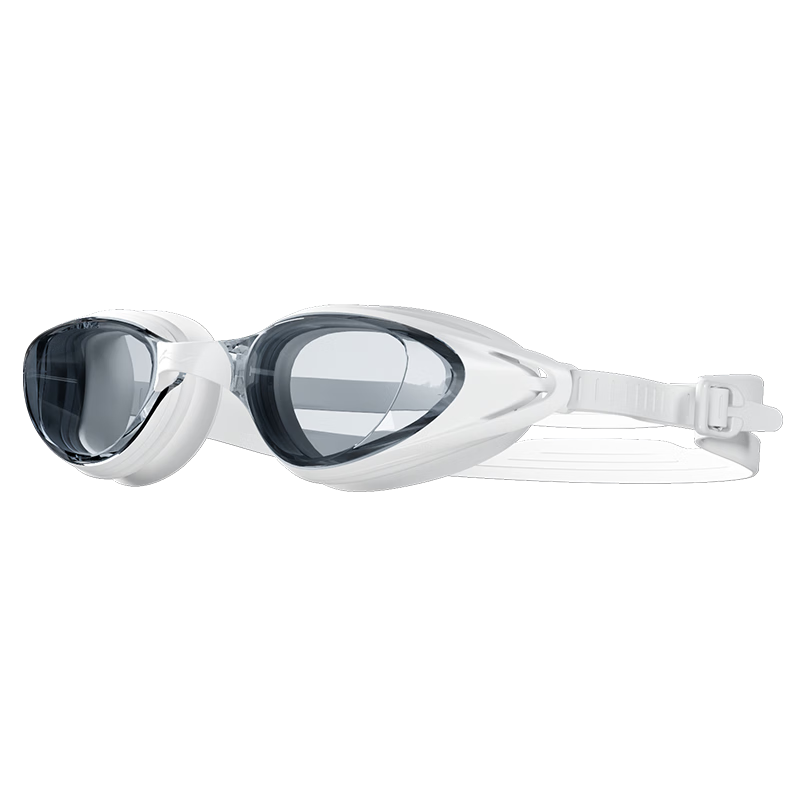 Li-Ning Swimming Goggles, Waterproof And Anti-Fog, for Men And Women, High-Definition Professional Training Swimming Glasses for Nearsightedness, Model 2215 White, -2.00 Diopters
