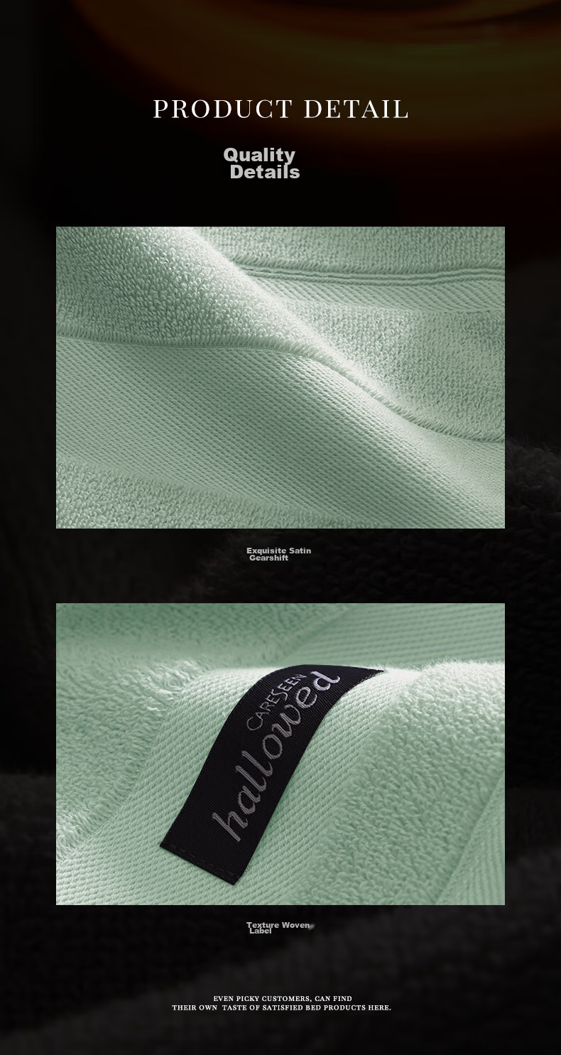 Canasin Bath Towel, 32S Pure Cotton, Ultra-Soft, Extra Large And Thick, Class A, for Adult Men And Women, Green, 150*80cm, Sports 7