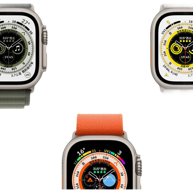 Ремешок MSSM Nylon Alpine Loop для Apple Watch, черный, 38/40/41/42 мм