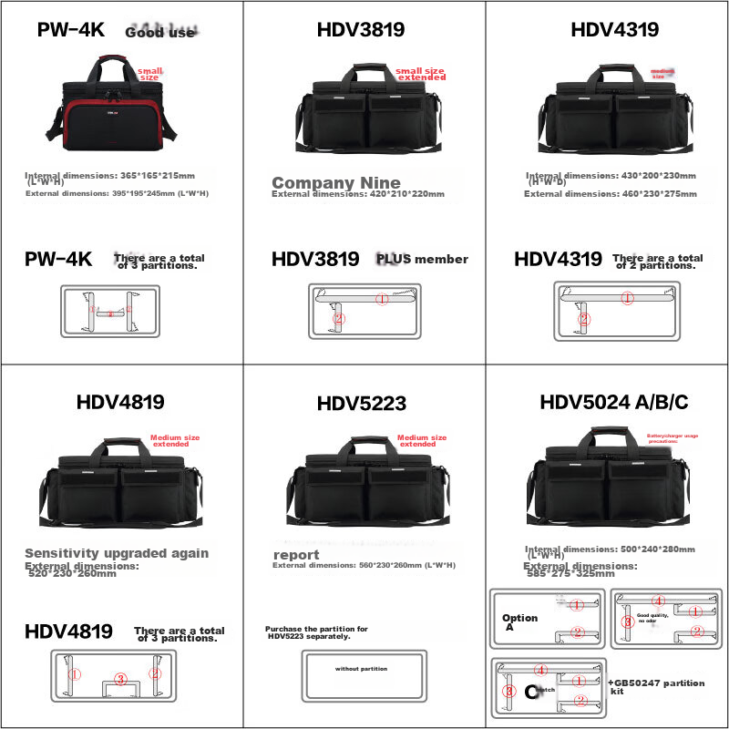 Statin KB12C (Medium to Large) Single Battery Micro Four Thirds Camera Bag, Thick Fabric, Wear-Resistant, Waterproof, Suitable for Sony A7, Canon R Series, Fuji And Others 21