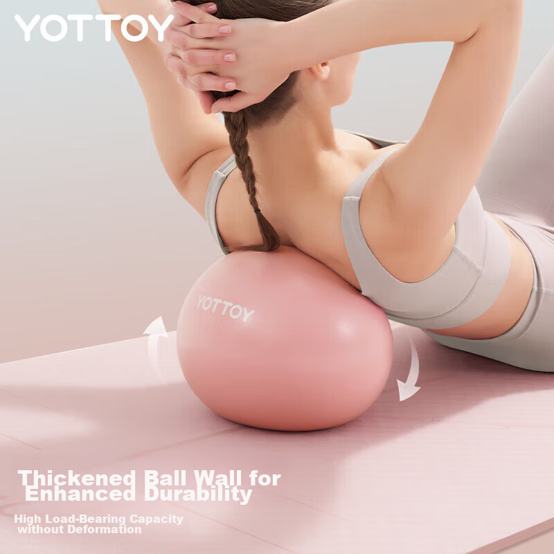 Мяч для пилатеса Yottoy, мини 25 см, для фитнеса, йоги, баланса, для формирования фигуры, для женщин