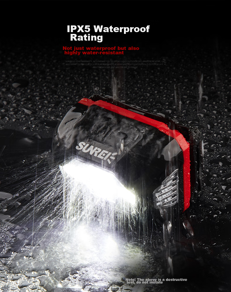 Shanlishi Muye 2 High-Brightness Motion Sensor Headlamp, Ultra-Bright Off-Road Camping Hiking Mountaineering Rechargeable Head-Mounted Outdoor Waterproof Headlamp 9