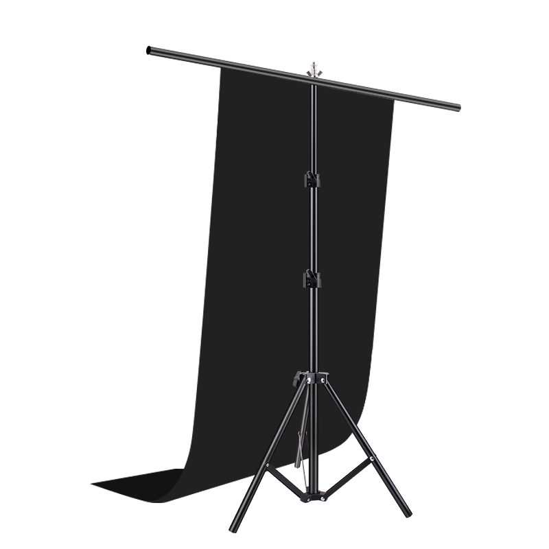 LATZZ 1.5*2 Meter Black Background Cloth, Flocked Fabric, Photography Backdrop, Chroma Key Cloth, Solid Color Thickened Light-Absorbing Cloth, Black Cloth for Studio Photography Background