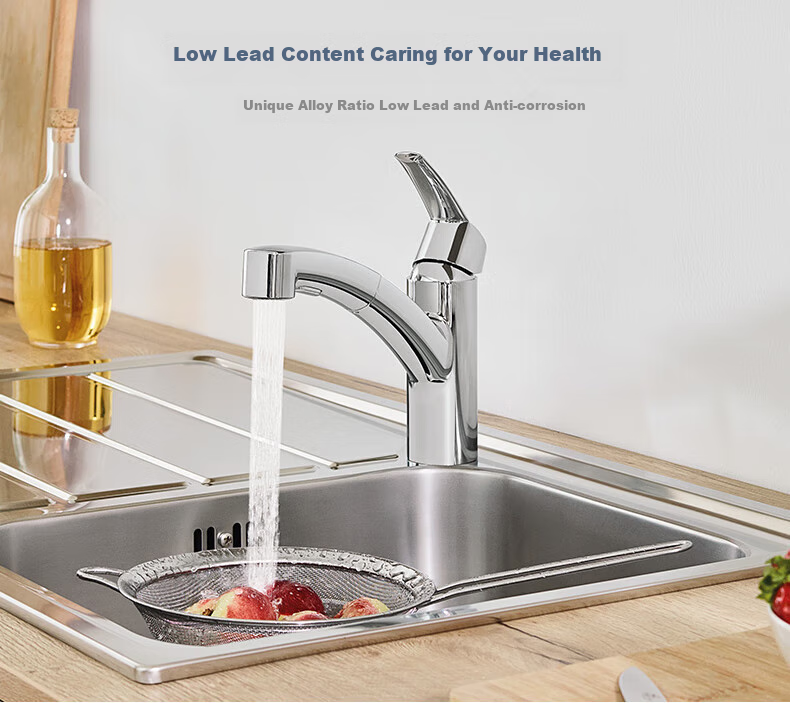 GROHE Kitchen Bathroom Balcony Pull-Out Faucet, Rotatable Swivel, Original Imported 3030710C 10