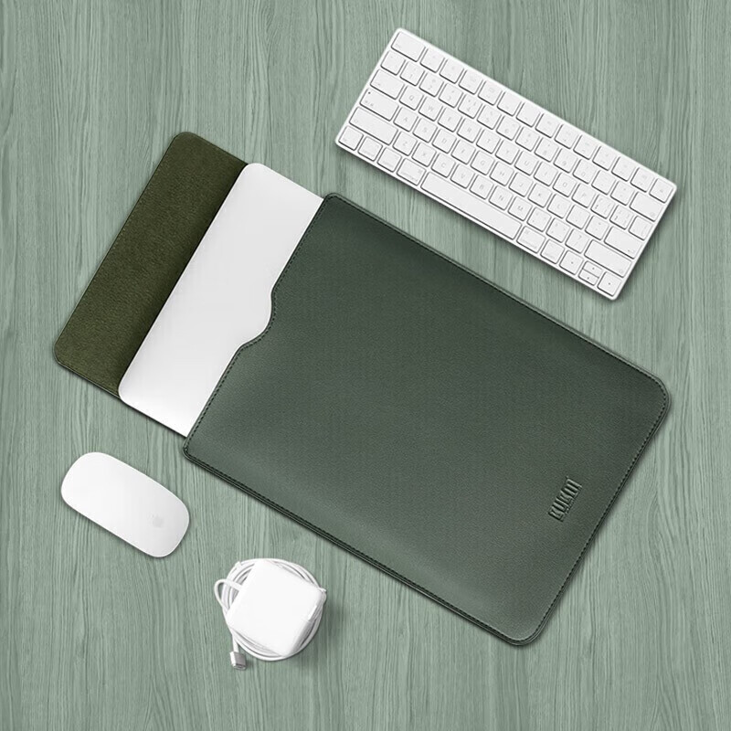 BUBM Laptop Sleeve Compatible with Apple MacBook Pro 13.3-Inch And Microsoft Surface Pro 7, Protective Case in Dark Gree