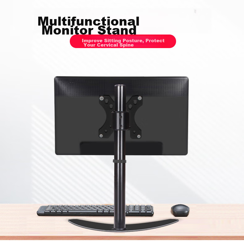 HILLPORT HILLPORT 24/27/32-Inch Monitor Stand with Height Adjustment, Tilt, Swivel, And Rotation for Samsung, Redmi, Dell, ASUS 20-22 9