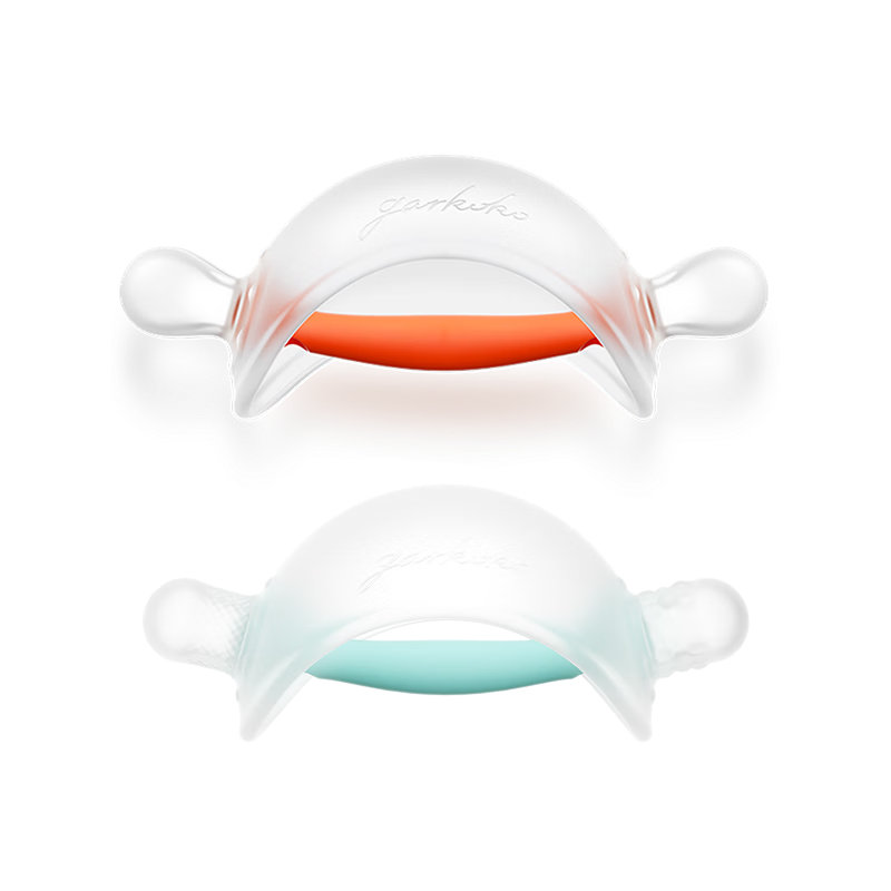 Garkoko Teether for Babies 2-3 Months And Above, Anti-Thumb Sucking, Soothing Toy, Silicone Teething Stick for Infants