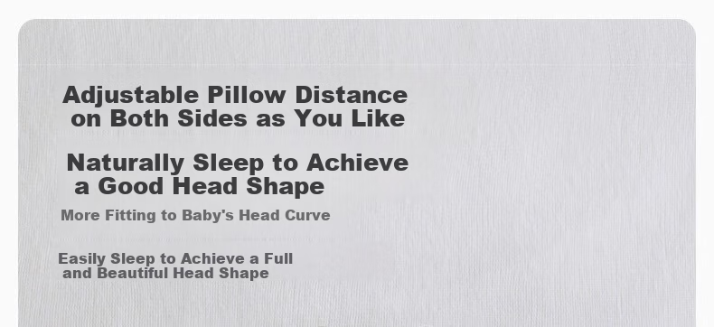 BUBBLE TREE [0-2 Years Old Anti-Flat Head Shaping Pillow] Newborn Infant Shaping Pillow, Children's Baby Head Correction Pillow 20