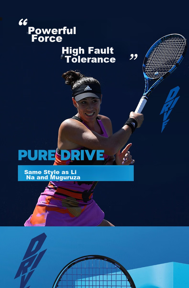 Babolat PURE DRIVE Professional Carbon Tennis Racket, Babolat 2025 Model PD, for Li Na And Wang Xinyu [Pre-Strung] 1