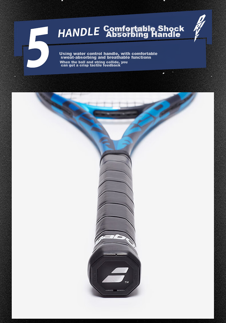 Babolat Full Carbon Tennis Racket, 2025 Model PD, for Li Na And Wang Xin Yu, Adult Professional Tennis Racket [Pre-Strung] 13