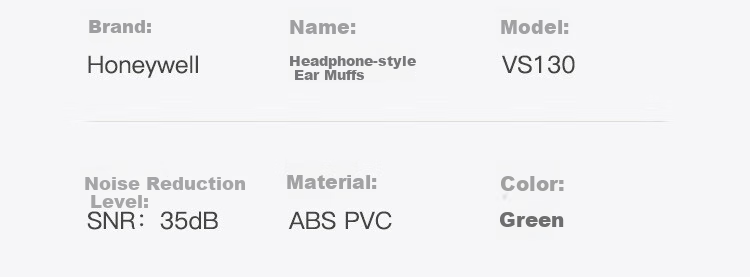Honeywell Soundproof Earplugs, Industrial Noise Reduction, Factory Construction Renovation Sleep Study Anti-Noise 35db Gray-Green VS130-R1035109GN 11