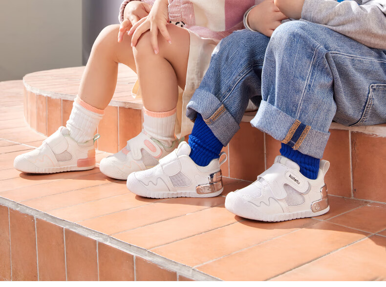 Katetu Toddler Shoes for Infants 1-3 Years Old, Functional Shoes for Kindergarten, White Sneakers for Spring, Breathable Mesh Baby Shoes X4AE018 3