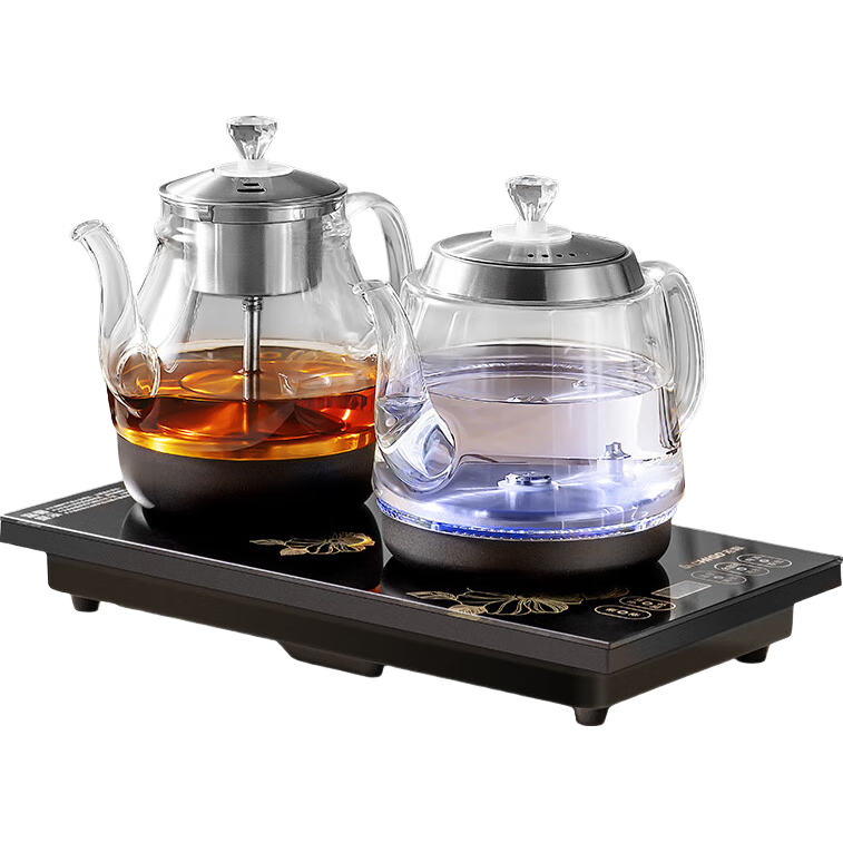 CHIGO Automatic Water-Refilling Electric Kettle, Tea Table Water Boiler All-In Machine, Tea Table And Coffee Table Built-In Shower Tea Maker with 316L Heating Plate, Electric Teapot JBL-S9985