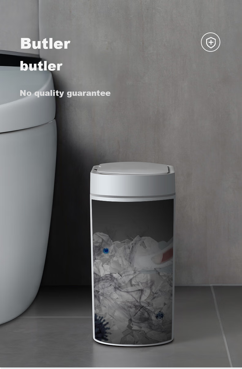 JD Original Smart Sensor Trash Can, Household Bathroom Toilet Narrow Gap Kitchen Garbage Bin with Lid 11