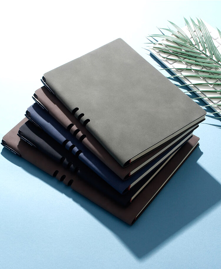 Xutong Notebook A5 Vintage Sheepskin Soft Leather Cover Journal Business Office Work Meeting Record Book Simple College Student Literary Journal Thick Diary with Customizable Logo Printing 4