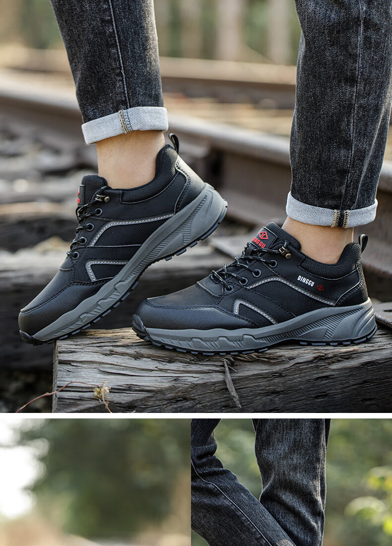 Dinggu Safety Shoes for Men, Steel Toe Cap, Puncture-Resistant, Lightweight, Comfortable, Non-Slip, for Construction Sites, 852hui38 8