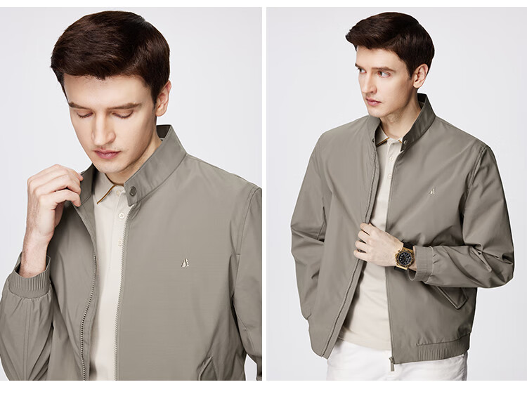 FIRS [Harington Stand-Up Collar] Jacket Men's Coat Business Casual Commute Triple-Protection Tech Menswear Outerwear 11