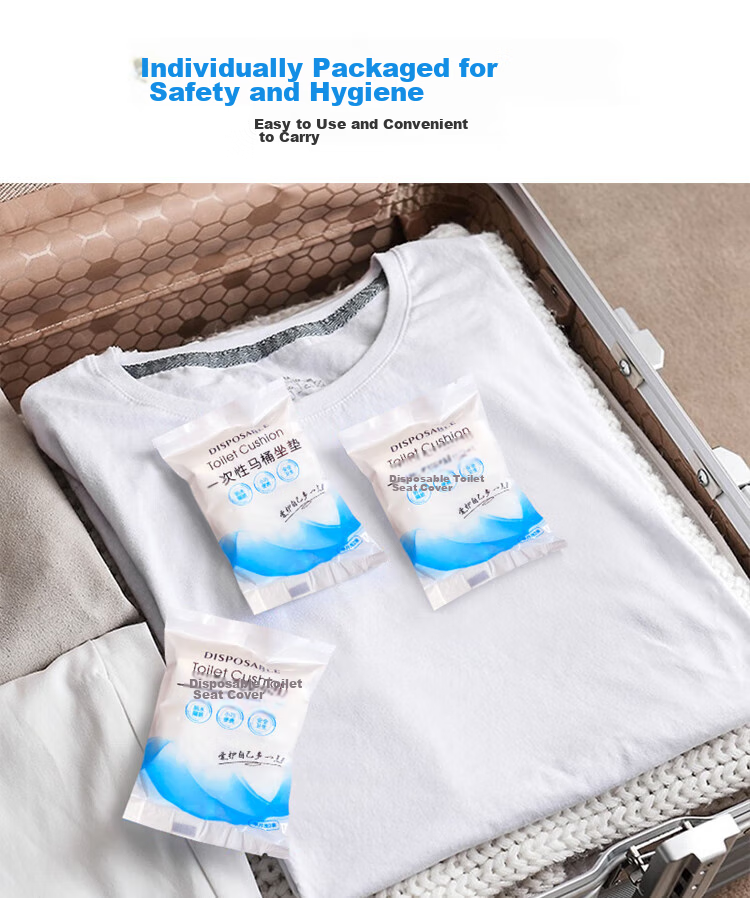 JAJALIN Disposable Toilet Seat Covers [250 Pieces], Dissolvable Toilet Seat Protectors, Waterproof Toilet Seat Covers for Hotels And Maternity Use 11