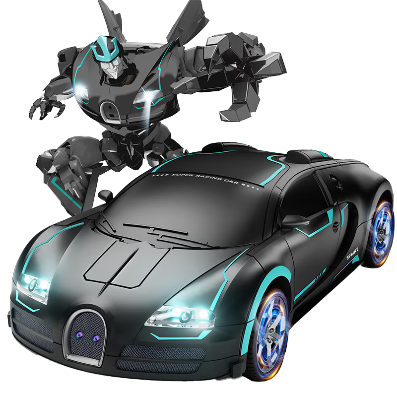 SODEEP RC Remote Control Car, Intelligent AI Transforming Robot Toy for Boys, Children's Drift Racing Car, Birthday Gift