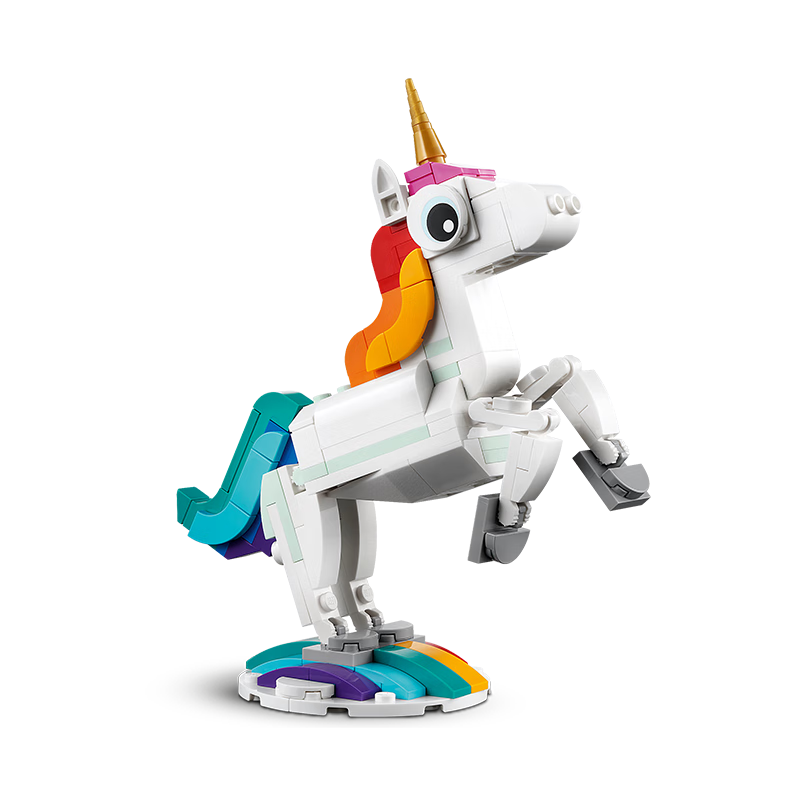LEGO Building Blocks 31140, Magical Unicorn, Toy for Boys And Girls, Children's Birthday Gift, Home Decoration Ornament