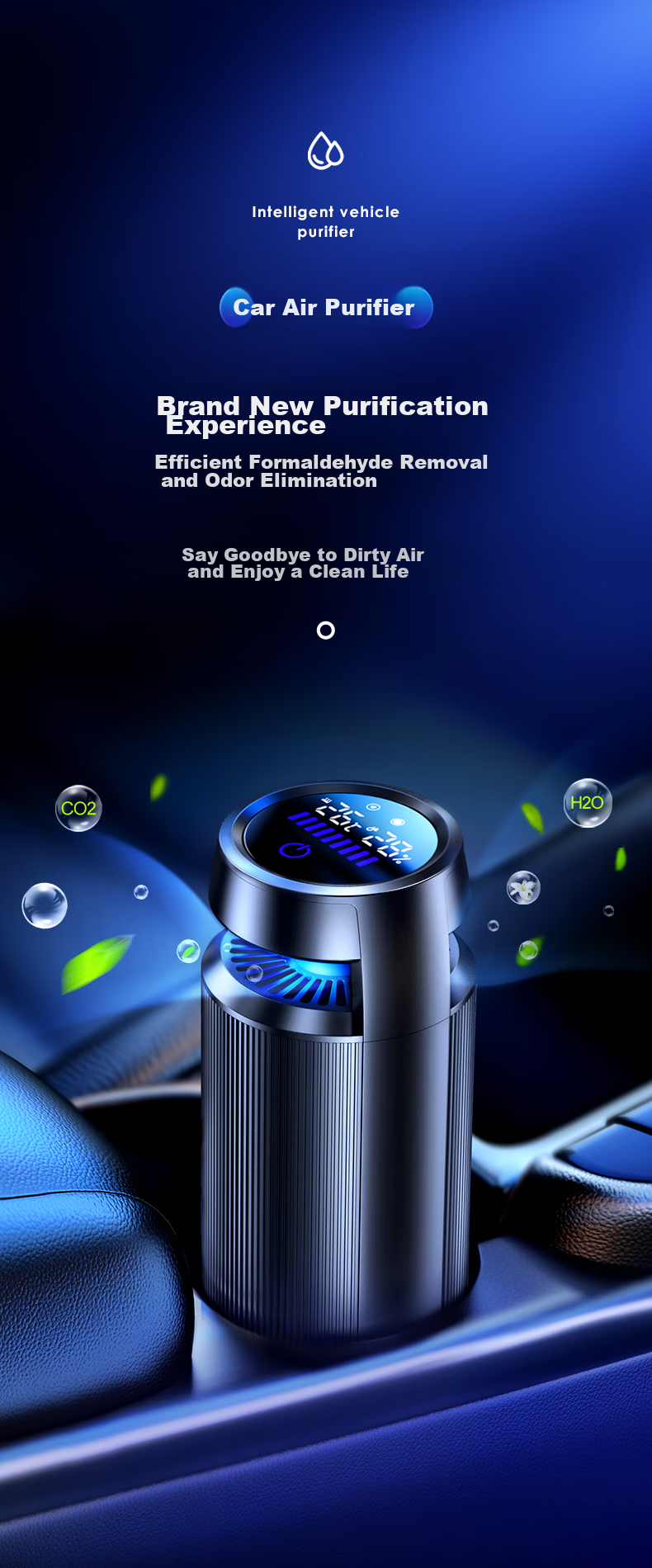 BIAZE Car Air Purifier SU7 Xiaomi New Car Interior Air Purifier for Eliminating Bacteria, Formaldehyde, PM2.5, Odors, And Smoke, for Car And Home Use 2