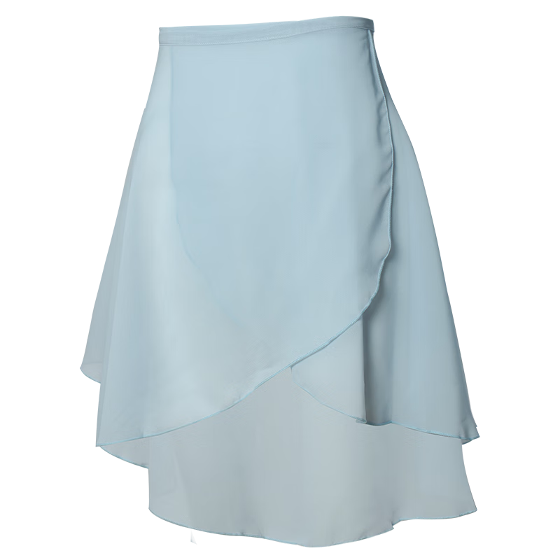 Sansha Dance Chiffon Skirt Ballet Short Practice Skirt One-Piece Tie-Up Irregular Chiffon Skirt White