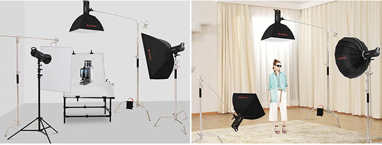 JINBEI CK-2 Detachable Tripod Crossbar, Arm, Light Stand, Ceiling Light Bracket, Magic Leg Studio Photography Light Stand CK-2 Magic Leg Light Stand 23