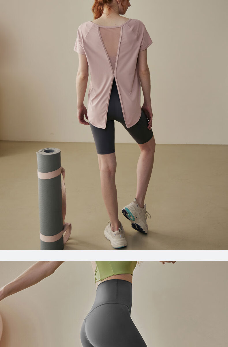 Free Style Women's 5-Inch Yoga Shorts Summer Thin High-Waist Tummy Control Butt-Lifting Tight Fitness Cycling Shorts 15