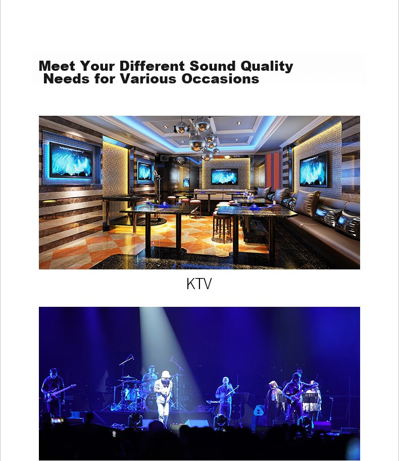 TAKSTAR G5 U-Segment Wireless Microphone System, Dual-Channel Wireless Mic for Professional Performance, KTV, Meetings, Karaoke, Handheld Microphone 11