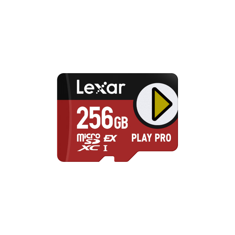 Lexar 256GB TF (MicroSD Express) Memory Card 900MB/s Read 600MB/s Write Gaming Console Switch2 Dedicated Memory Card (PLAY PRO)
