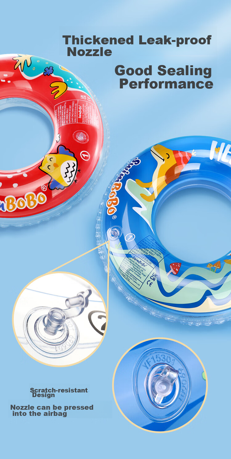 Swimbobo Children's Swim Ring, Kids' Armpit Float Ring for Ages 6 And Above, Boys And Girls Swim Ring K5102M Size 8