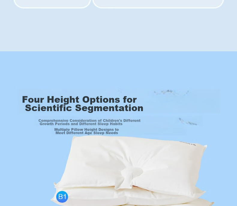MERCURY Kids Pillow Doctor All-Cotton Hypoallergenic Growth Pillow (Stage 2), 35cm×50cm, for Ages 1-3, Infant Class A 19