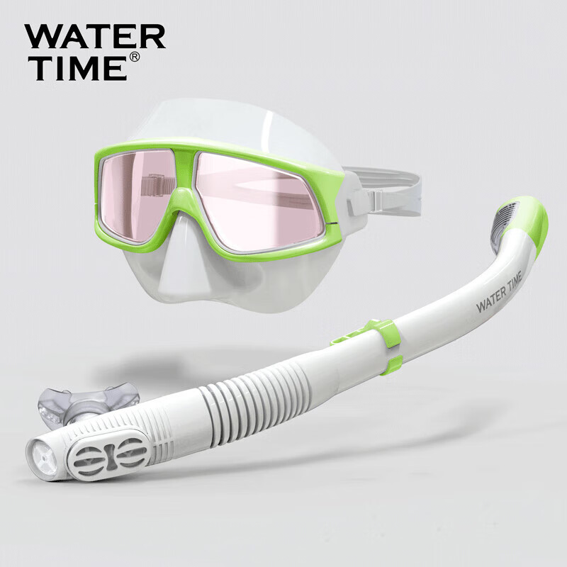 Маска для подводного плавания WATERTIME / Shuichuan с полной системой сухой трубки, маска для дайвинга с миопией, плавательное снаряжение