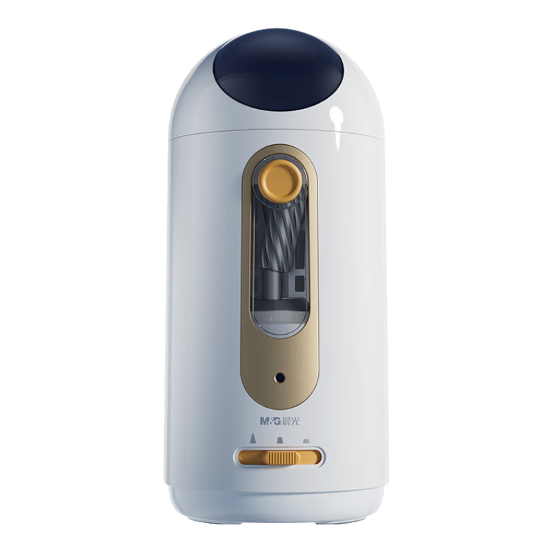M&G Large-Aperture Fully Automatic Pencil Sharpener, Electric Rotary Pencil Sharpener with Thickened Rod, Automatic Pencil Sharpener for Elementary School Students, Back-To Stationery
