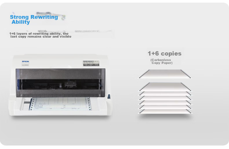 Epson LQ-635KII, 82-Column Classic Flat-Top Receipt Printer 5