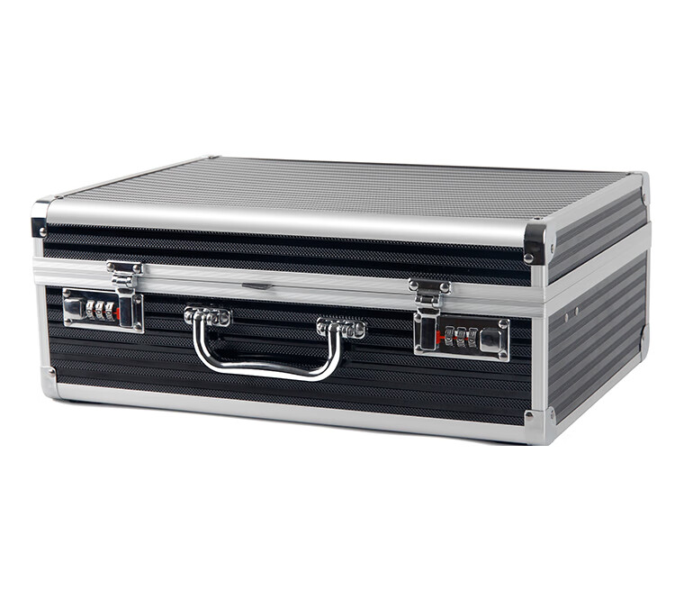 Honggong Multifunctional Hairdressing Toolbox Hair Stylist Barber Scissors Storage Case Portable Lock Box Black Version 5
