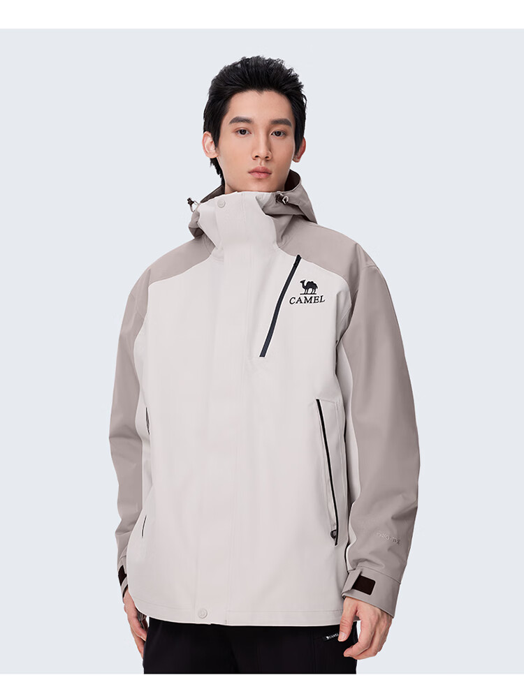 CAMEL [Wang Junkai's Choice] Outdoor Champion Kaijiao Evo Series Jacket, Unisex Three-In Waterproof Coat 7