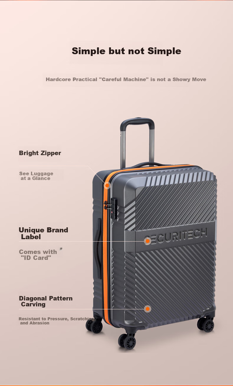 DELSEY French Ambassador Luggage Suitcase Travel Case Carry-On Large Capacity Unisex Trolley Case 2