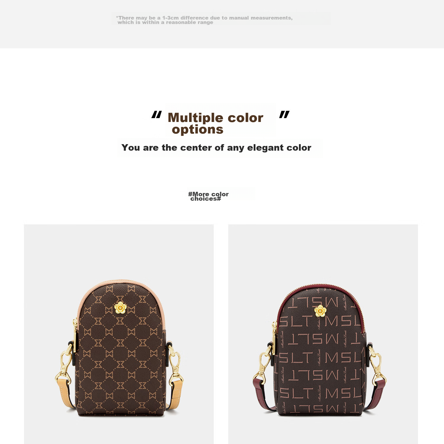 MashaLanti Women's Handbag, Luxury Phone Bag, Mini High-End Shoulder Crossbody Bag for Ladies, Mother's Day Gift on May 20th 29