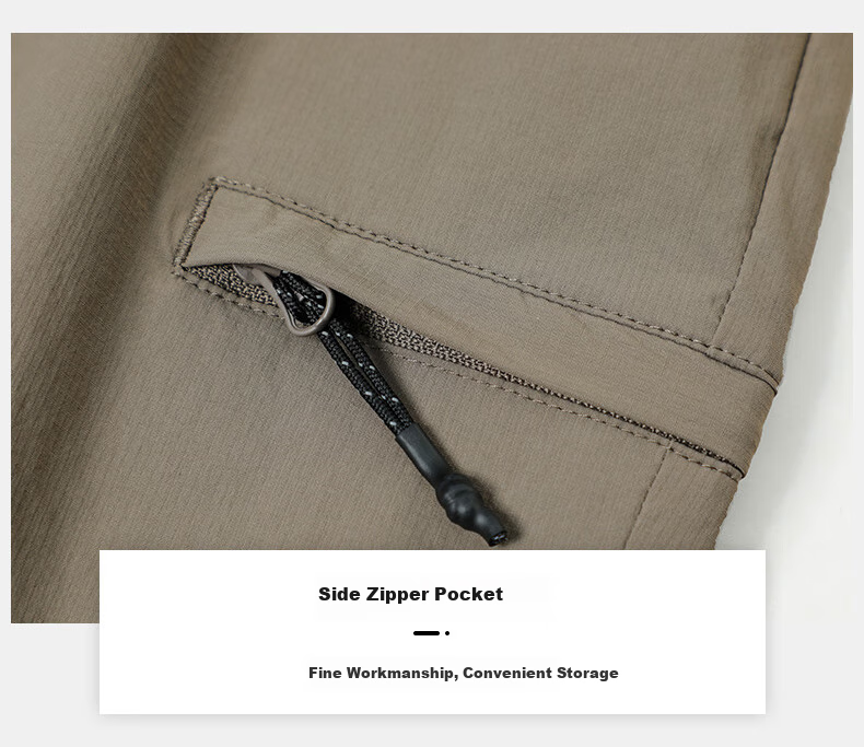 Pioneer Camp Quick-Dry Men's Summer Outdoor Water-Repellent Loose Fit Stretch Sports Casual Cargo Shorts 22