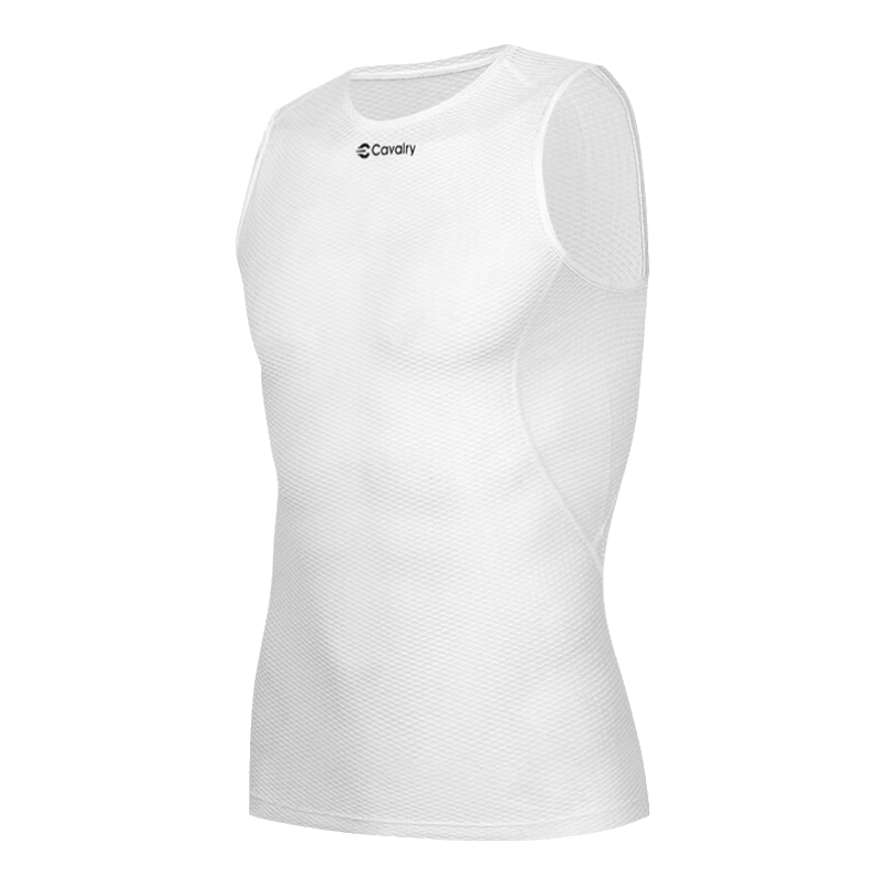 CAVALRY Road Bike Cycling Jersey, Unisex Sports Vest, Sleeveless Undershirt, Summer Quick-Dry Shirt, Moisture-Wicking, Size L