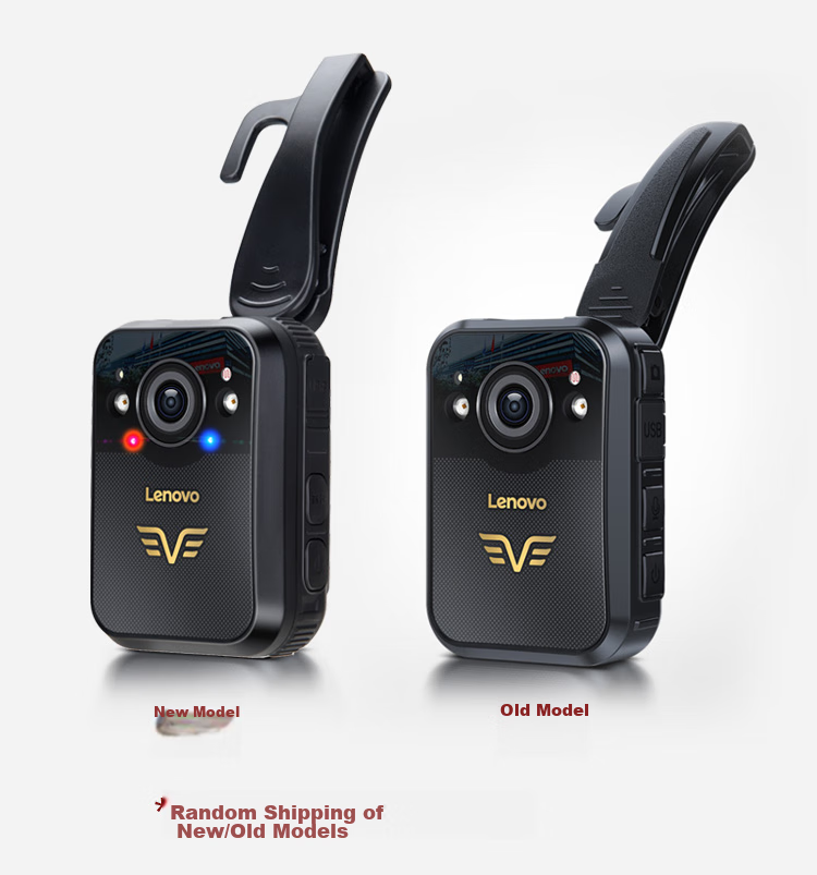 Lenovo Body-Worn Camera, Explosion-Proof, High-Definition Infrared Night Vision, 58 Million Pixels, Miniature Video Evidence Recording, DSJ-2W, 64GB 12