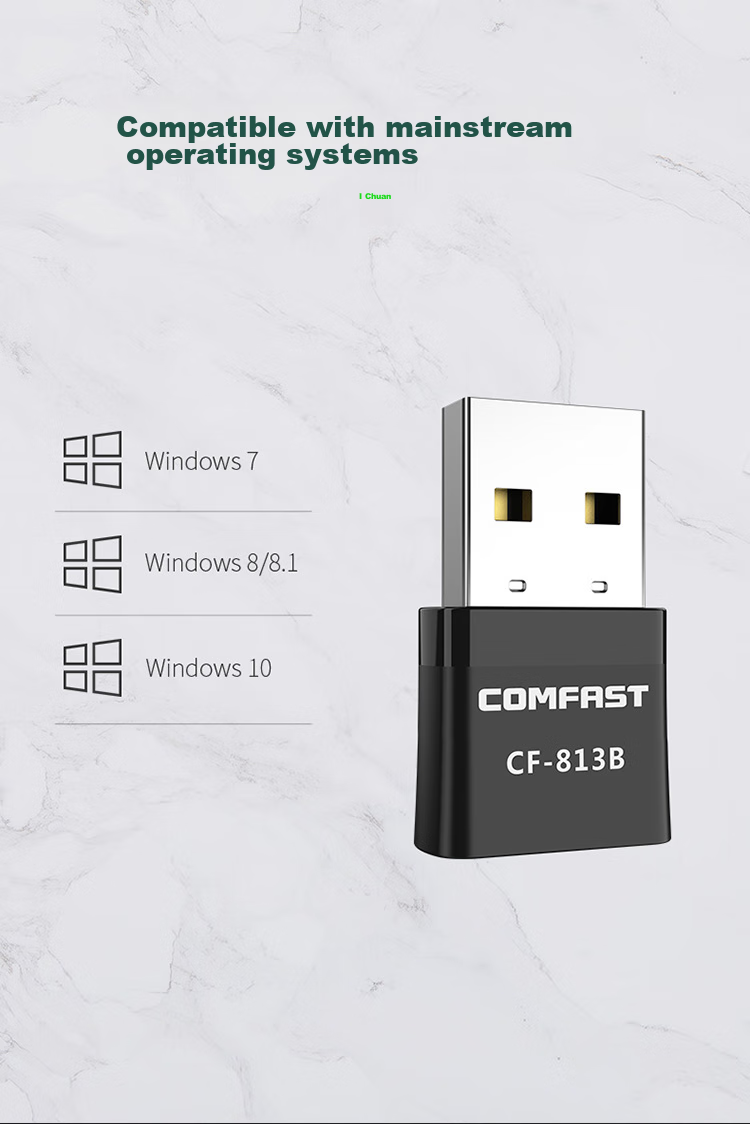 COMFAST CF-813B Dual-Band 650M Bluetooth 5G Wireless Network Adapter for Desktop And Laptop Computers, WIFI Receiver And Transmitter, Bluetooth WIFI Two-I 11