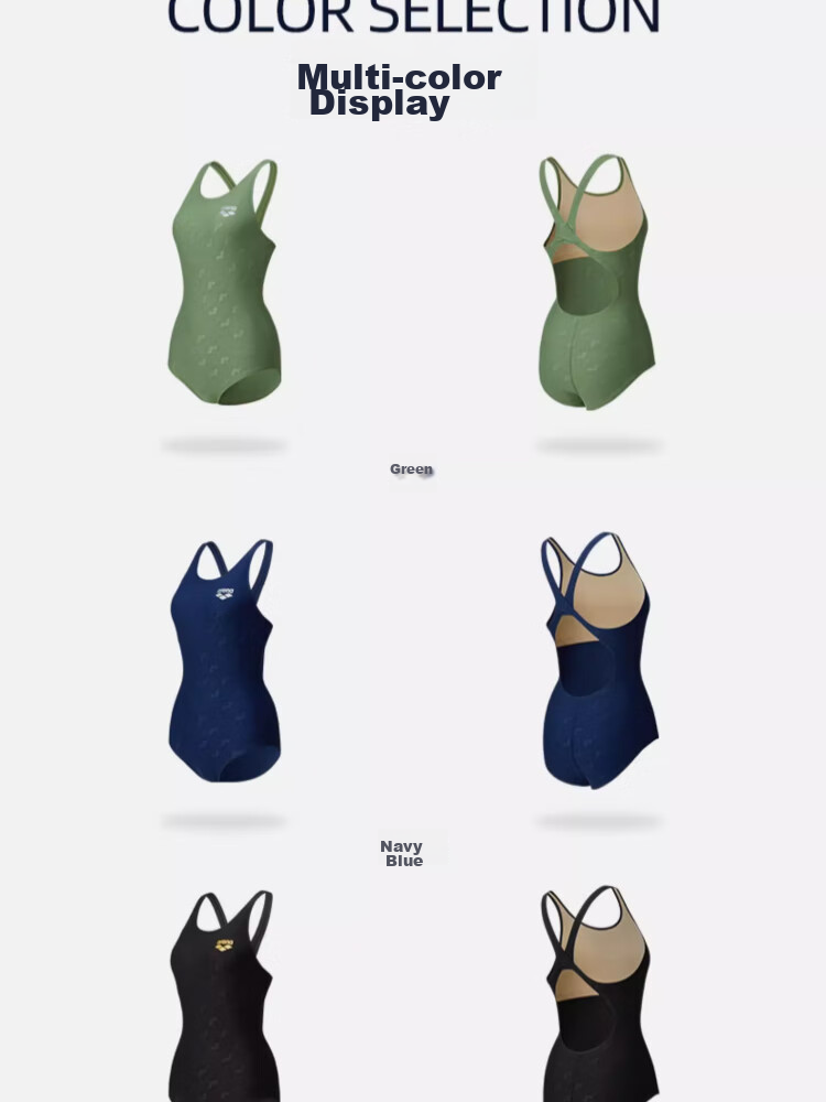 Arena One-Piece Sleeveless Triangle Swimsuit for Women, Chlorine-Resistant, Slimming, Elastic, Comfortable Fabric, Professional Athletic Swimwear 11