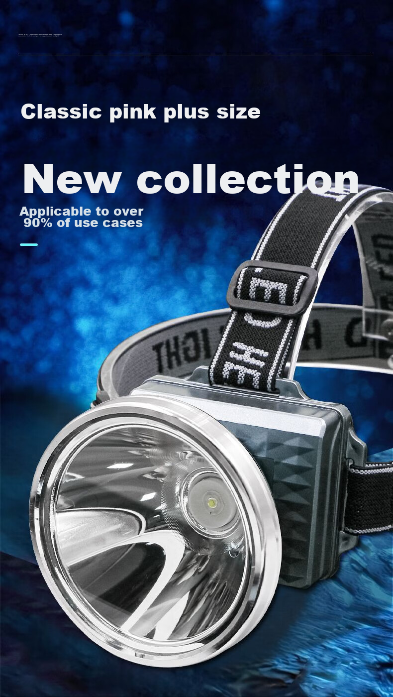 DP Headlamp with High Brightness And Long Battery Life, Head-Mounted Flashlight, Night Fishing Lamp, Work Mining Lamp, Outdoor Fishing Emergency Light-7248 1