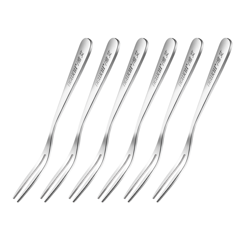Newair 316 Stainless Steel Fruit Fork, Food-Grade Fruit Pick, Children's Small Fork, Korean-Style Dessert Fork, Cake Fork